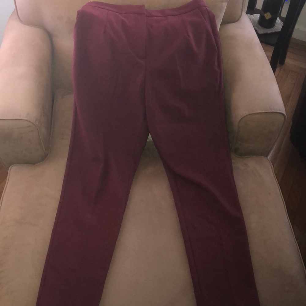 High waist tapered trousers